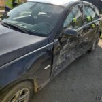 zderzenie dwóch auto BMW