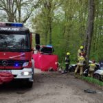 Wypadek BMW na Wilanowie
