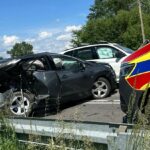 BMW wypadek Obłobok-Wielowieś